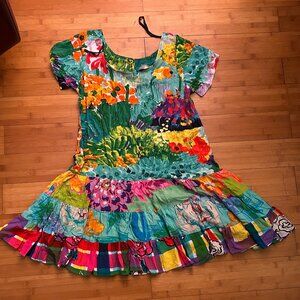 Vintage Jam's World Hattie Floral Dress Size M